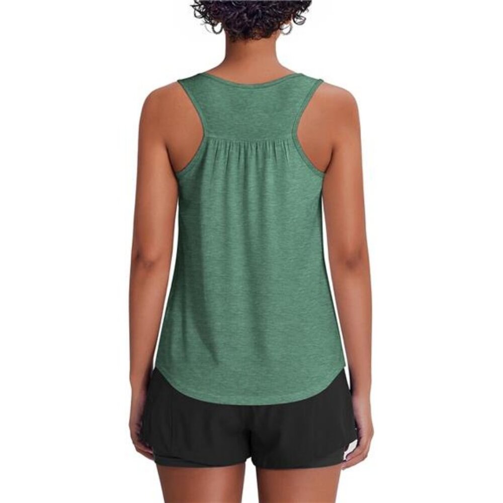Workout Tank Tops for Women Racerback Loose Fit Yoga Top Sleeveless Gym Shirt